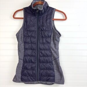 LULULEMON Run Turn Around Reversible Down Vest 650 Fill Women's sz 4